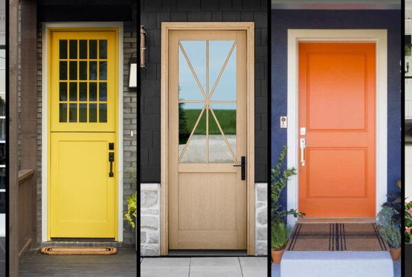 Doors of different colors