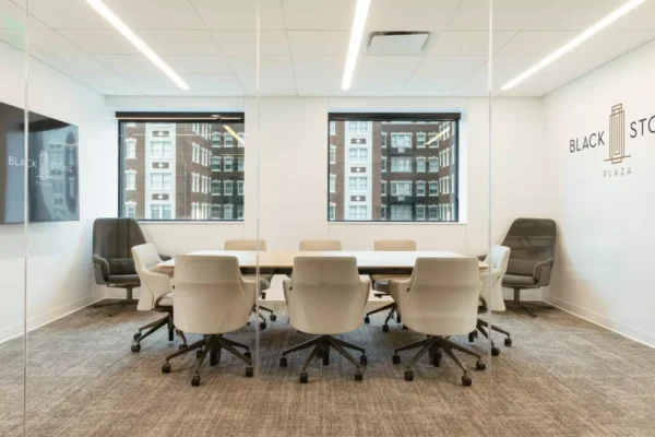 Blackstone Plaza Conference Room with new Pella Windows