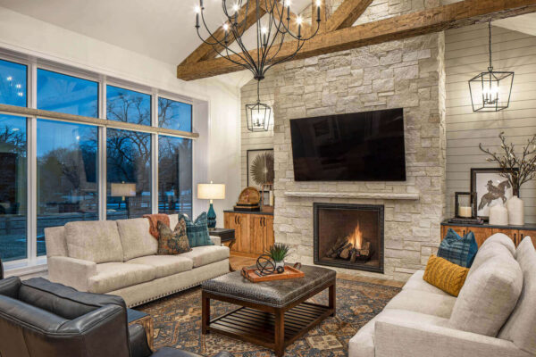 Pella Reserve Contemporary Windows Country Estate Livingroom