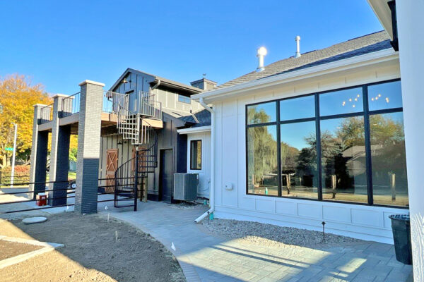 Modern Farmhouse Back Exterior Windows